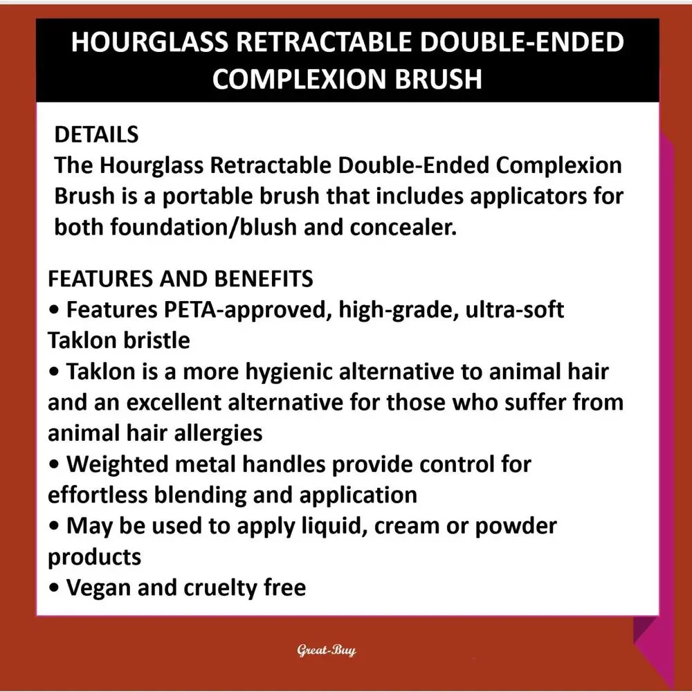 Hourglass retractable $72 blush